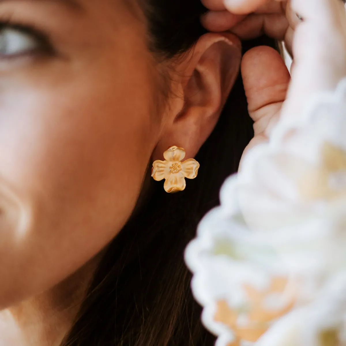 Dogwood Studs|Susan Shaw Discount