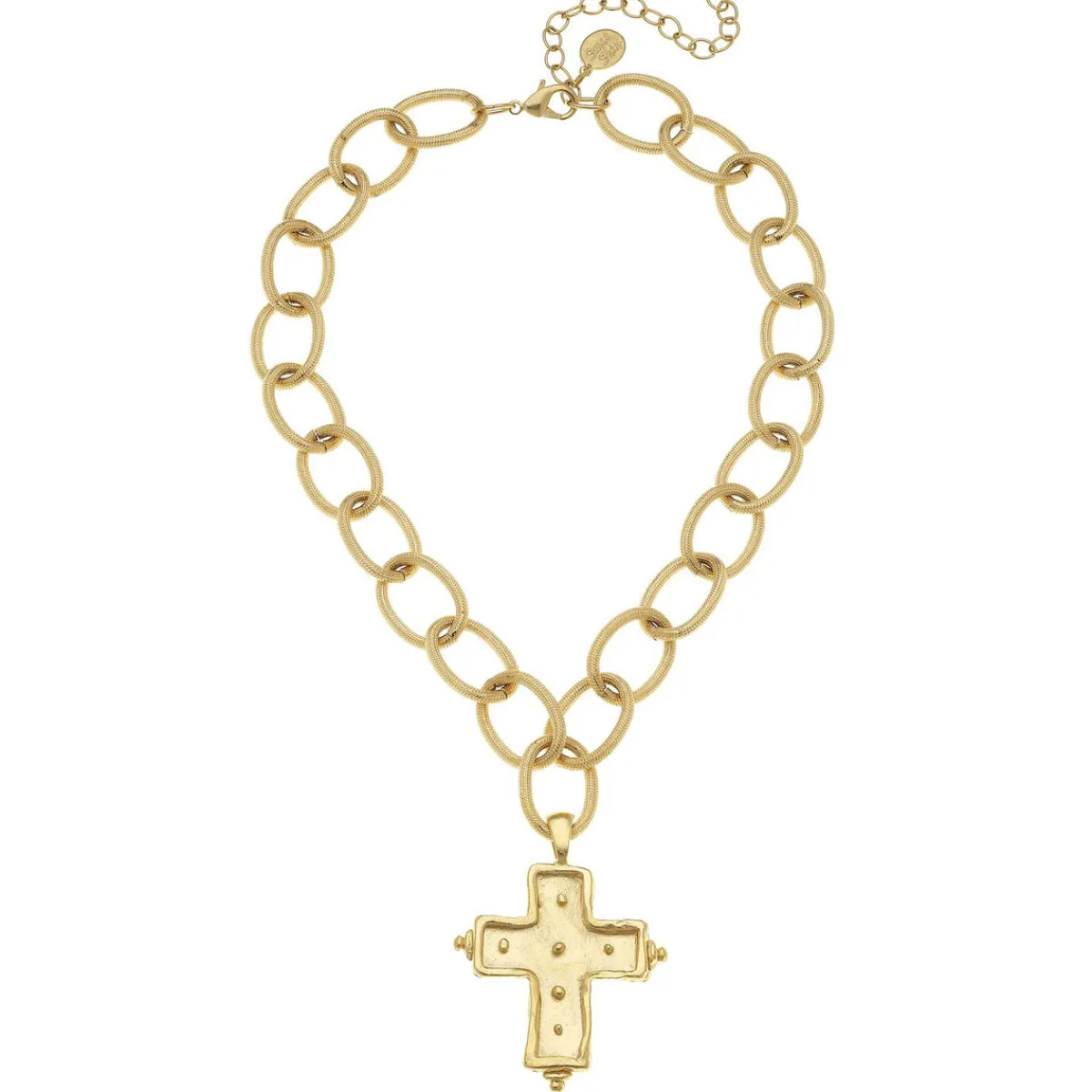 Dotted Cross Necklace|Susan Shaw New
