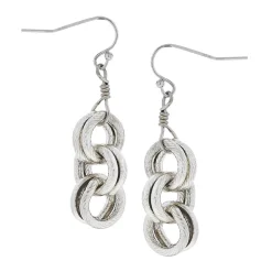 Double Link Chain Earrings|Susan Shaw