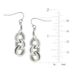 Double Link Chain Earrings|Susan Shaw