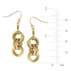 Double Link Chain Earrings|Susan Shaw