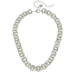Double Link Chain Necklace|Susan Shaw Clearance