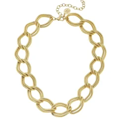 Double Loop Chain Necklace|Susan Shaw Clearance