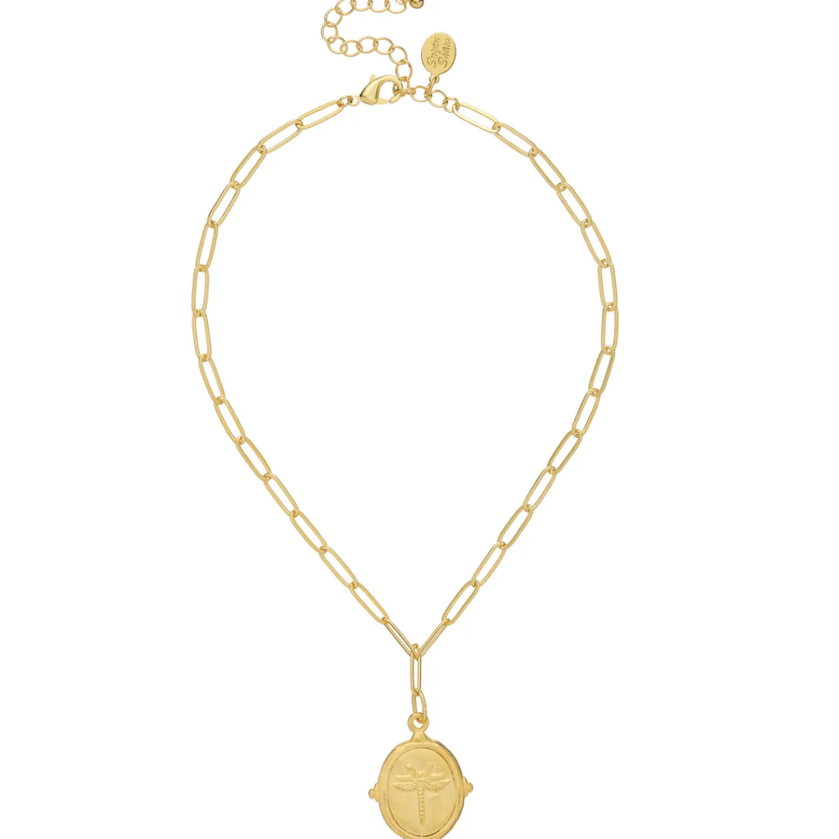 Dragonfly Paperclip Necklace|Susan Shaw
