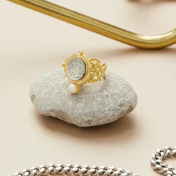 Dutch Coin and Pearl Ring|Susan Shaw Best