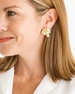 Elephant Intaglio Pearl Studs|Susan Shaw Online