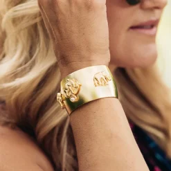 Elephant Pearl Cuff|Susan Shaw Hot