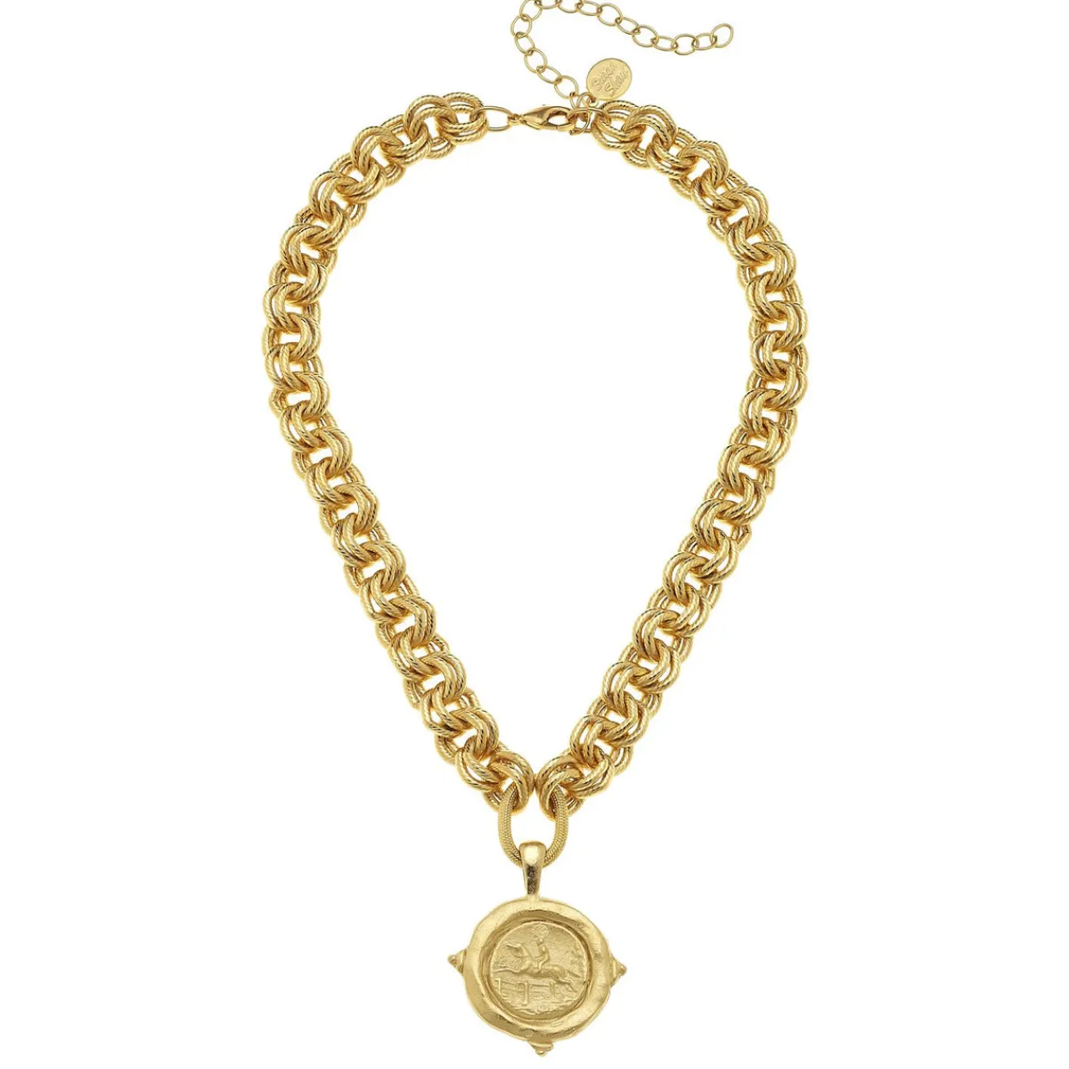 Equestrian Intaglio Necklace|Susan Shaw Sale