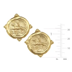 Equestrian Intaglio Studs|Susan Shaw Best