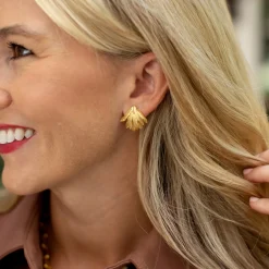 Feather Cuff Studs|Susan Shaw Discount