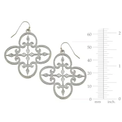 Filigree Clover Earrings|Susan Shaw