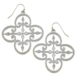 Filigree Clover Earrings|Susan Shaw