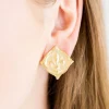 Fleur De Lis Intaglio Studs|Susan Shaw Discount