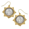 Florence Bee Coin Earrings|Susan Shaw Hot