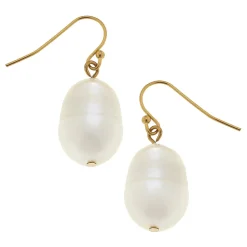 Freshwater Pearl Drop Earrings|Susan Shaw Sale