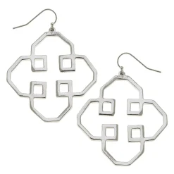 Geometric Outline Earrings|Susan Shaw Discount