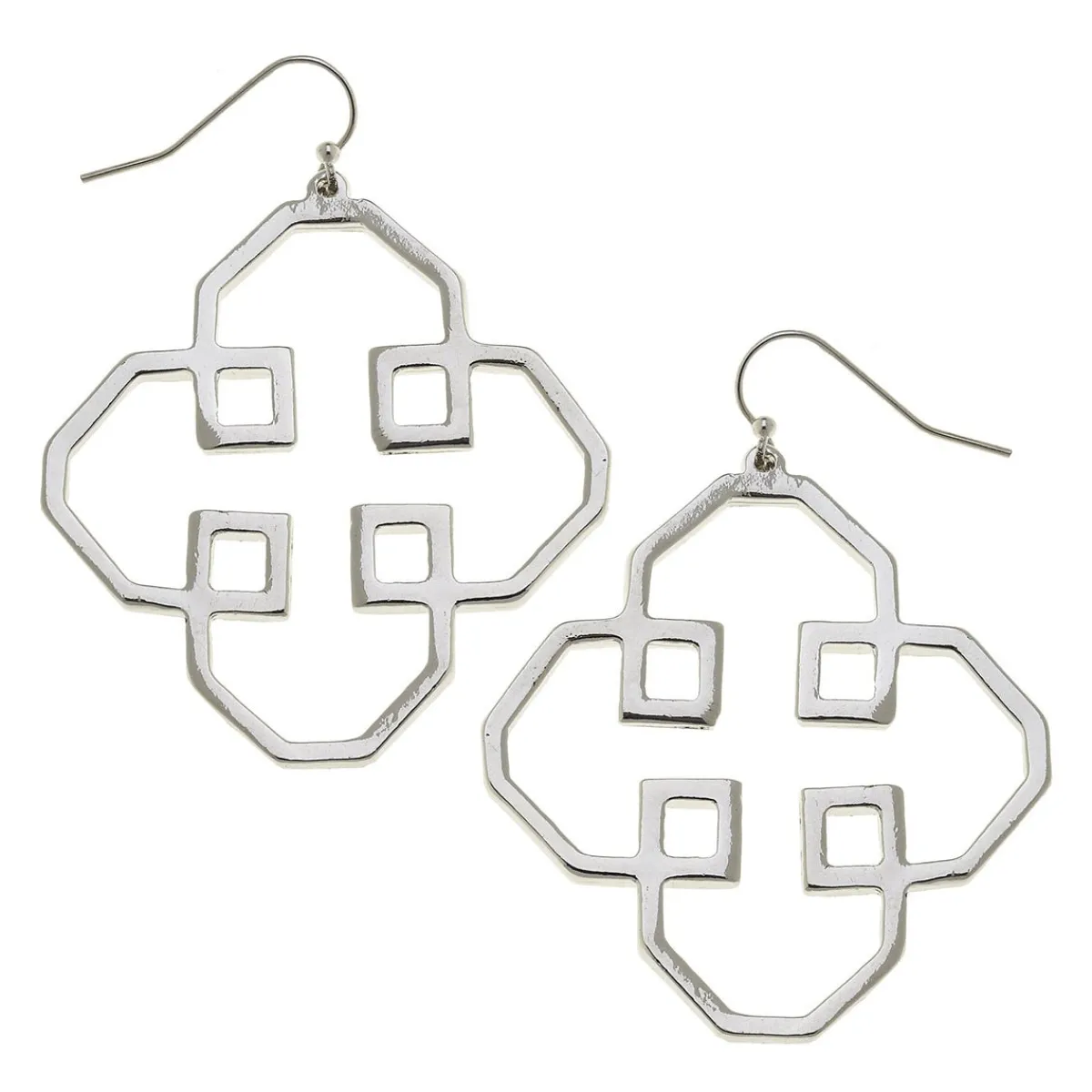 Geometric Outline Earrings|Susan Shaw Discount