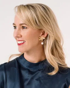 Ginkgo Drop Earrings|Susan Shaw Best
