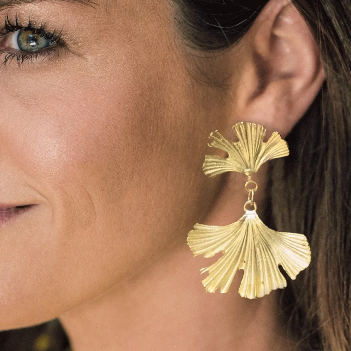 Ginkgo Earrings|Susan Shaw