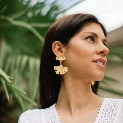 Ginkgo Earrings|Susan Shaw
