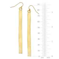 Gold Bar Earrings|Susan Shaw Discount