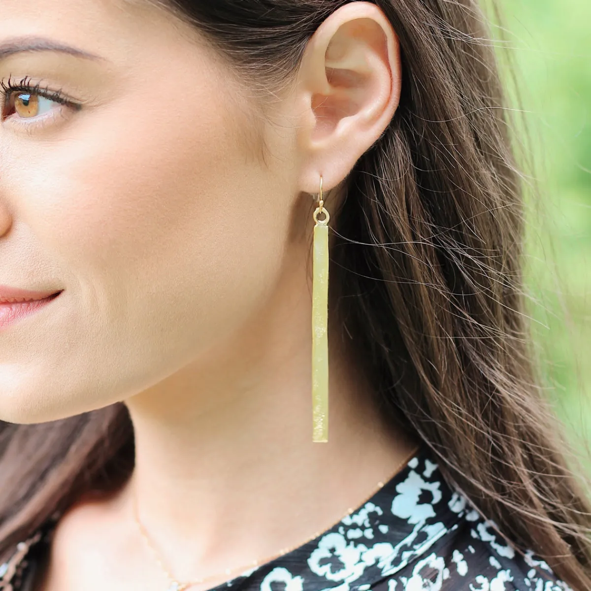 Gold Bar Earrings|Susan Shaw Discount