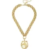Gold Horseshoe Necklace|Susan Shaw Discount