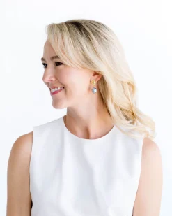 Grey Baroque Pearl Drop Earrings|Susan Shaw Sale
