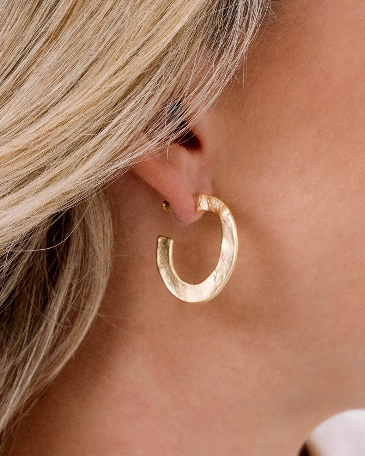 Hammered Hoops|Susan Shaw Outlet