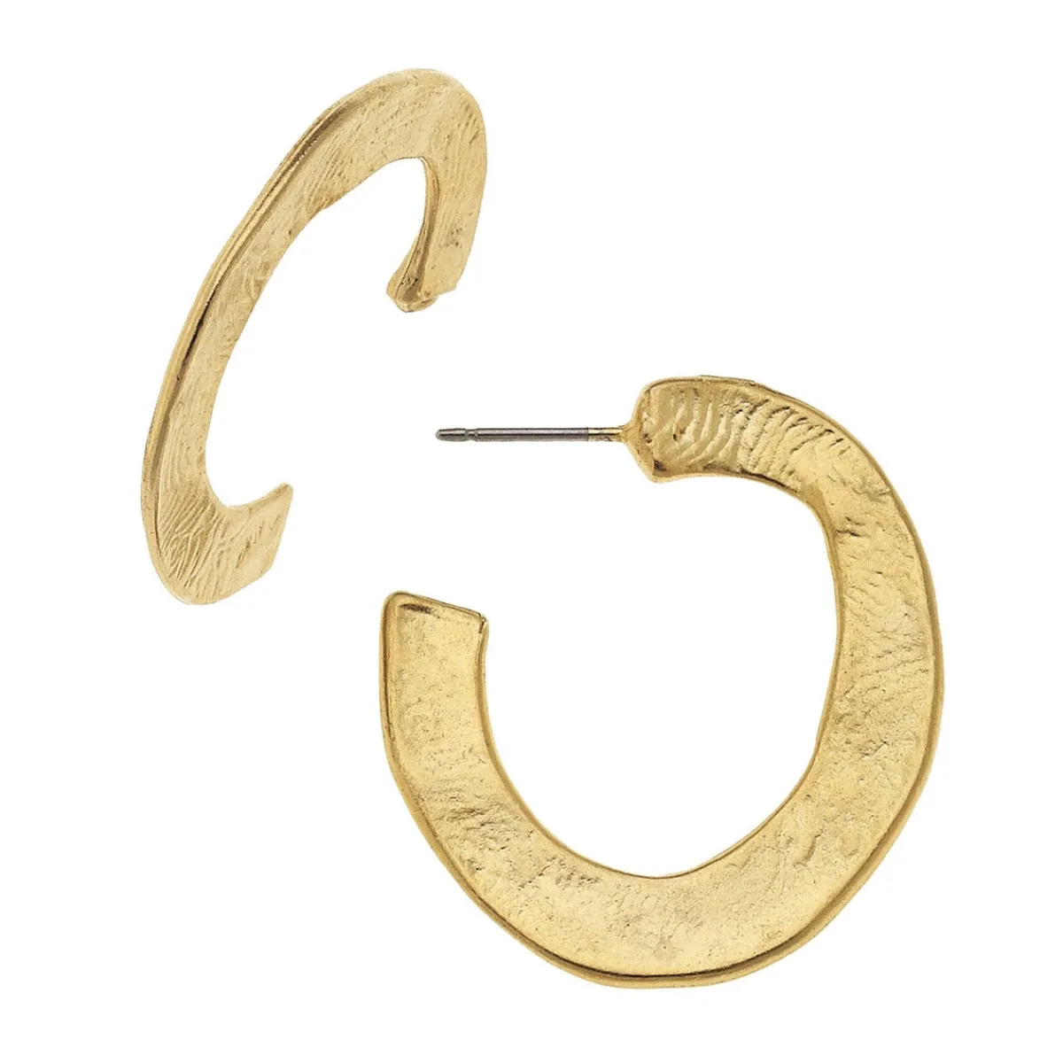 Hammered Hoops|Susan Shaw Outlet