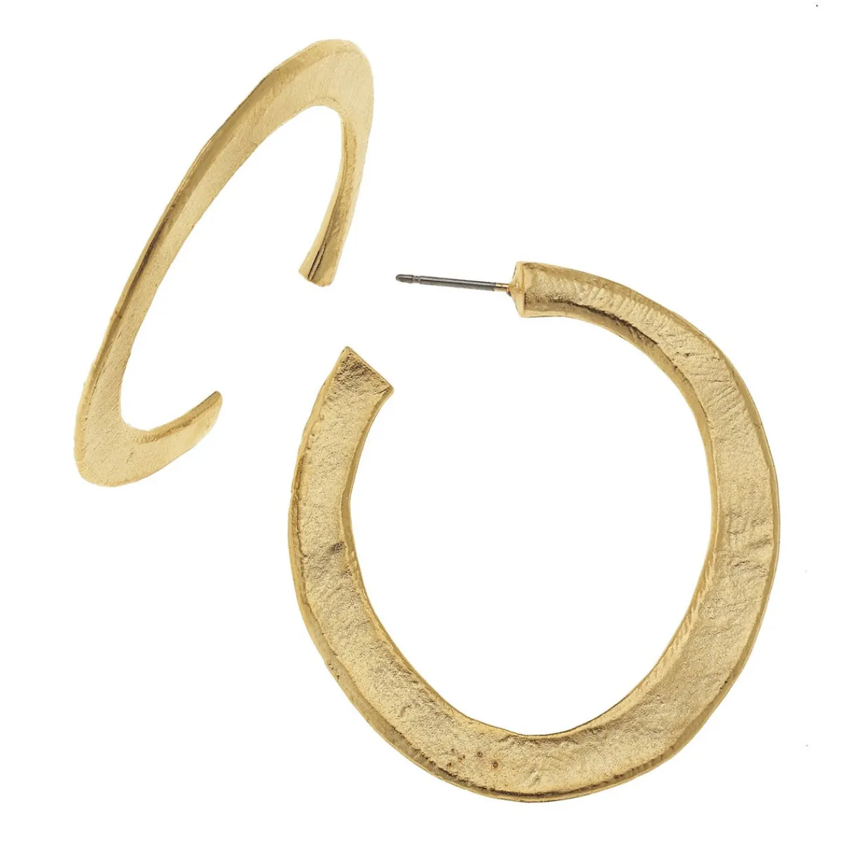 Hammered Hoops|Susan Shaw Outlet