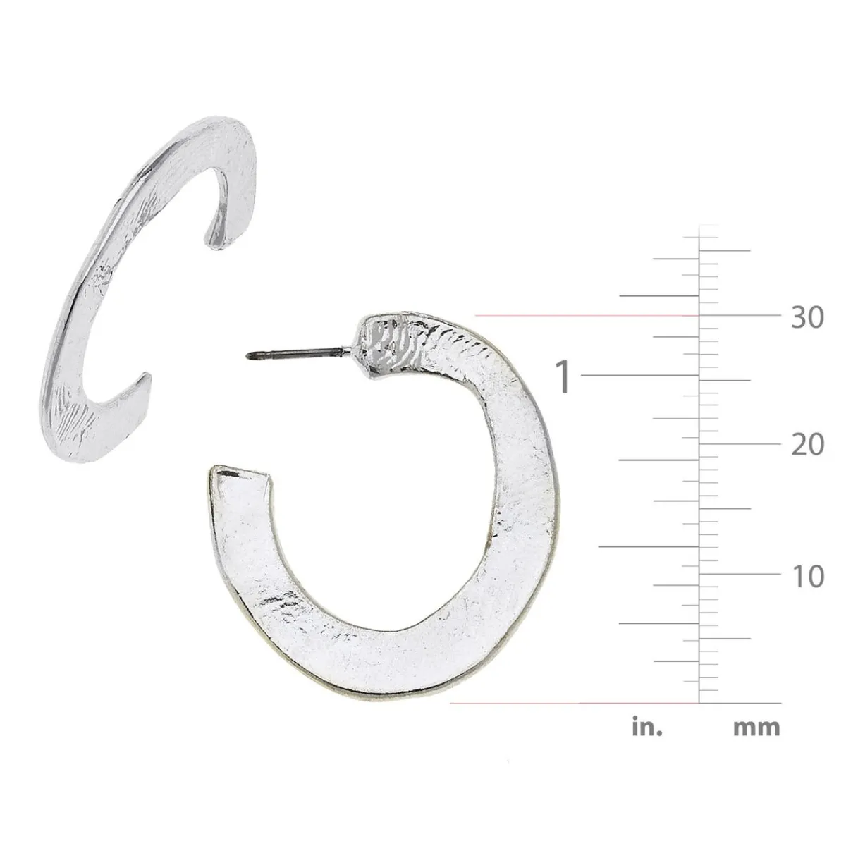 Hammered Hoops|Susan Shaw Outlet