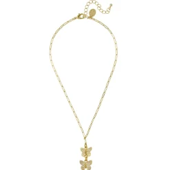 Hannah Butterfly Paperclip Necklace|Susan Shaw Sale