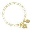 Heart Paperclip Bracelet|Susan Shaw Discount