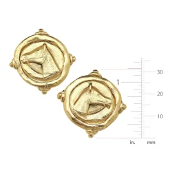 Horse Head Intaglio Studs|Susan Shaw New