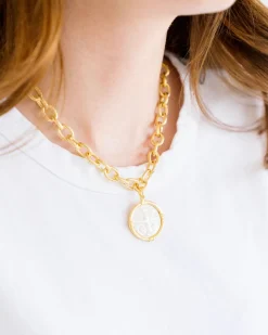Ida Jerusalem Cross Necklace|Susan Shaw Sale