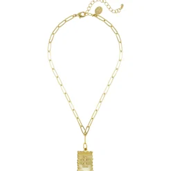 Jerusalem Cross Stamp Necklace|Susan Shaw New