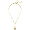 Keepsake Lock Paperclip Necklace|Susan Shaw Discount