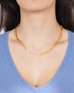 Large Paperclip Necklace|Susan Shaw Online