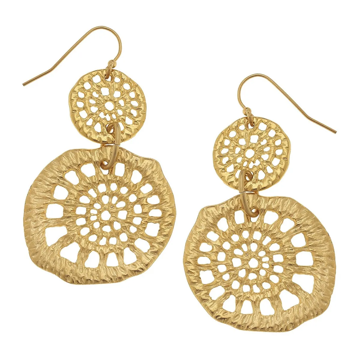 Lattice Filigree Earrings|Susan Shaw Outlet