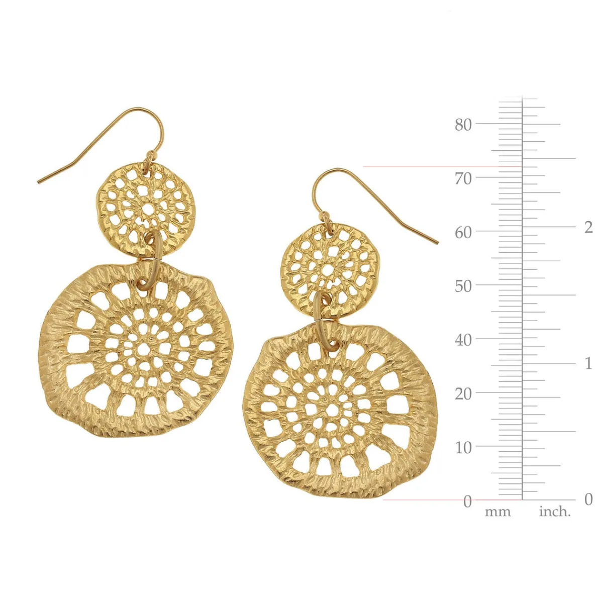 Lattice Filigree Earrings|Susan Shaw Outlet