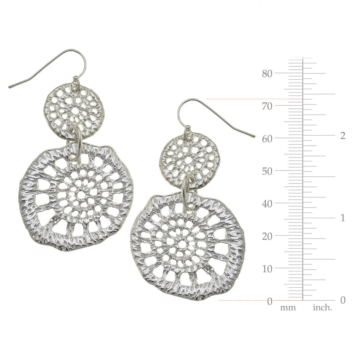 Lattice Filigree Earrings|Susan Shaw Outlet