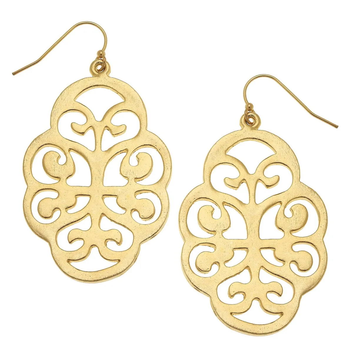 Leaf Cut Out Earrings|Susan Shaw Sale