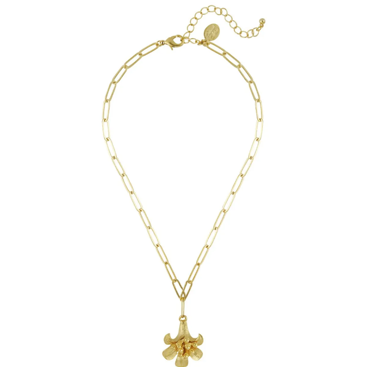 Lily Paperclip Necklace|Susan Shaw Online