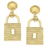 Lock Earrings|Susan Shaw