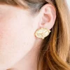 Longhorn Intaglio Studs|Susan Shaw Clearance