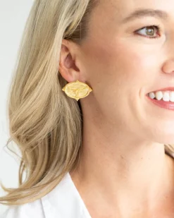 Longhorn Intaglio Studs|Susan Shaw Clearance