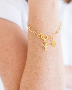 Longhorn Paperclip Bracelet|Susan Shaw Online