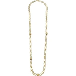 Long Linked Bead Chain Necklace|Susan Shaw Hot