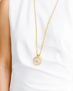 Long Mother of Pearl Bee Necklace|Susan Shaw Best